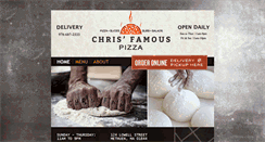 Desktop Screenshot of chrisfamouspizza.com